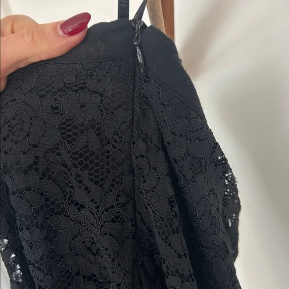 Hale Bob Black Lace Pencil Skirt - Picture 8 of 12